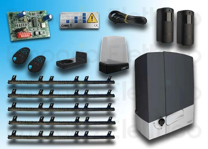 came automation kit bxv plus 801ms-0570+ 5 mt nylon rack emp8k01ms-056crem5