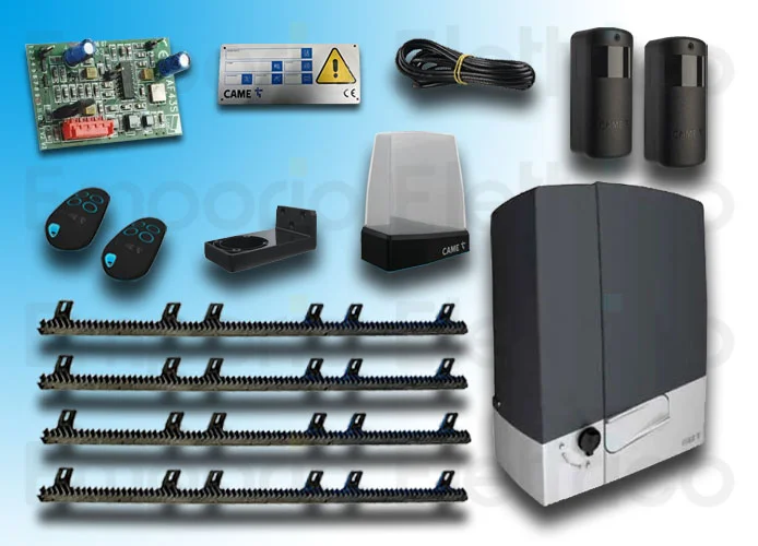 came automation kit bxv plus 801ms-0580+4 mt nylon rack emp8k01ms-057crem