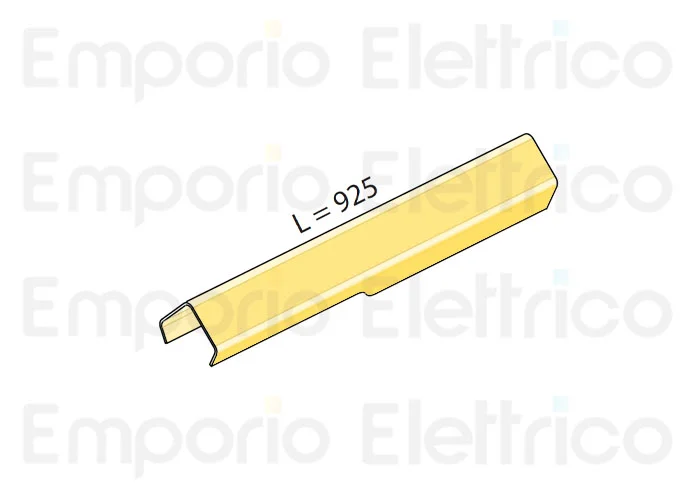 fadini ricambio cofano in alluminio anodizzato per corsa 400 mm per hindi 880 evo 87041