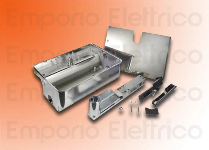 faac stainless steel foundation box with release key 490110