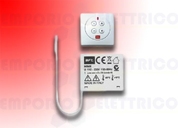 bft two-channel indoor receiver 433 mhz mime ac pad kit 2611782 r400008