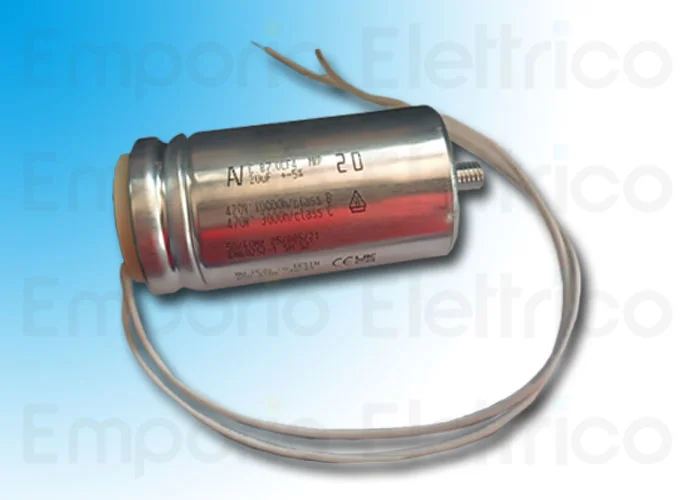 came spare part 20 mF capacitor with cables 119rir278