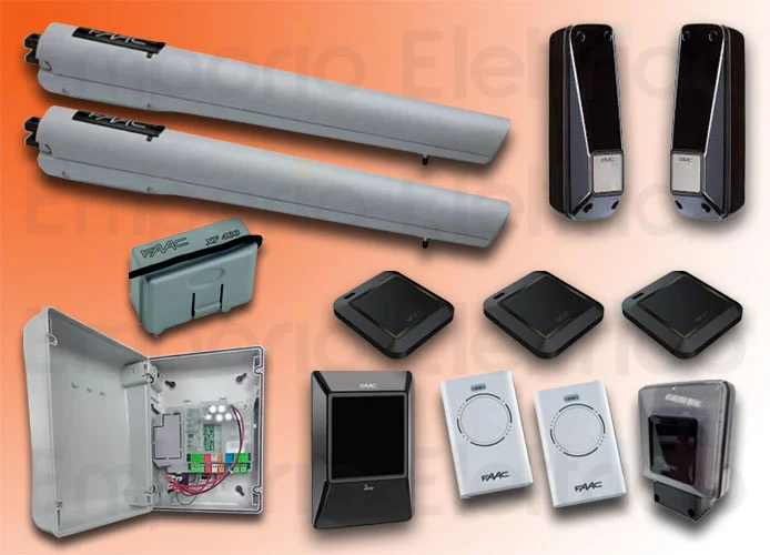 faac automation kit 24v dc handy kit perfect 105915fr