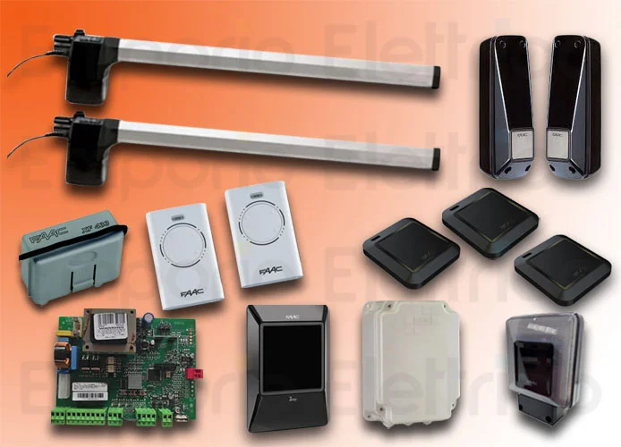 faac automation kit 230v ac eco kit perfect 105917fr