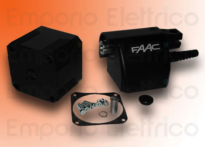 faac ricambio corpo e calotta 412 dx nero texturized 63003279