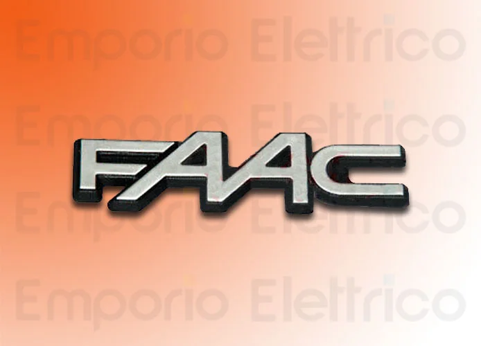 faac ricambio gruppo targhetta logo faac 2003 7324745