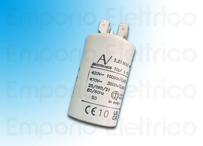 came spare part capacitor µf 10 with faston 119rir271