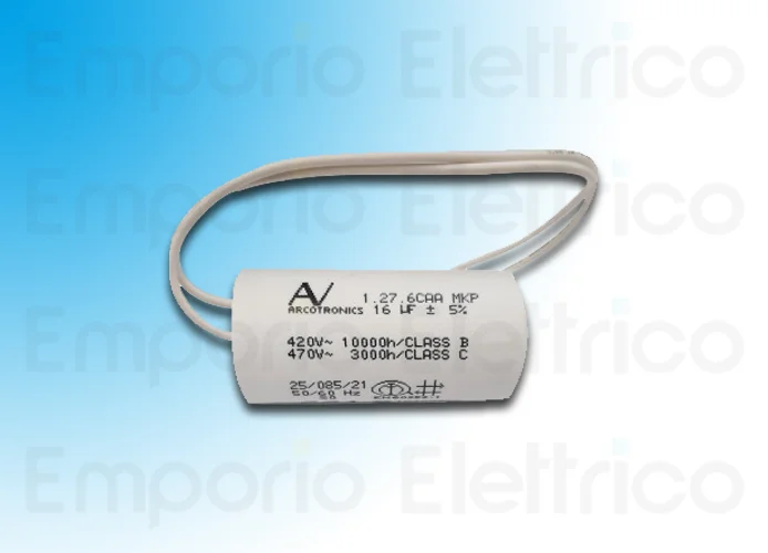 came spare part capacitor µf 16 with cables 119rir287