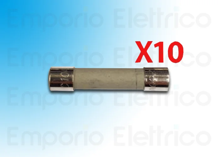 came spare part 10 pcs quick fuses 6,3x32 10a 119rir316