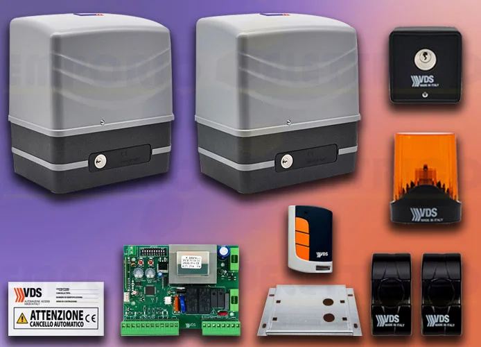 vds 2-leaf automation kit simply kit 230v 2m 100010/2