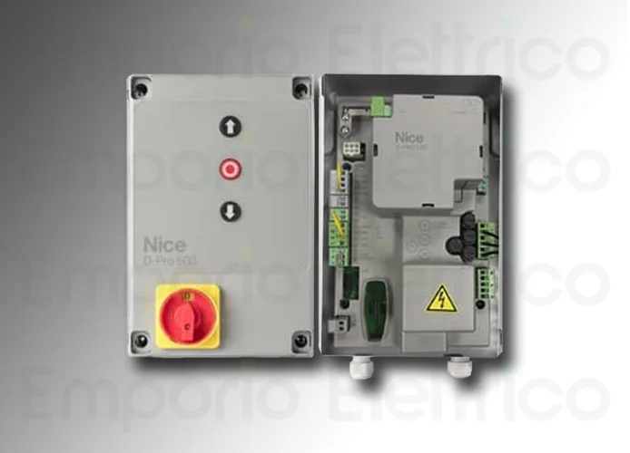 nice control unit for one motor 230vac - 400vac d-pro500 dpro500
