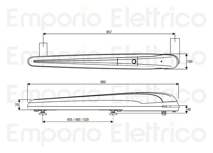 beninca pagina ricambi per motore bob5024e