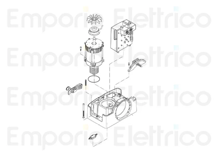beninca ricambio motore x bull.he reverse 968601861