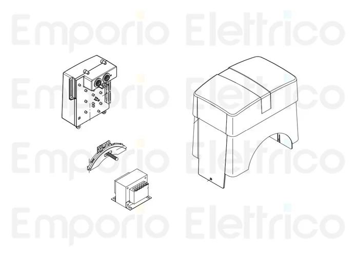 beninca ricambio carter abs ass. x bull10m/15m 9686331