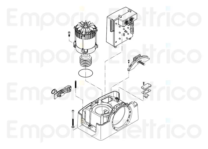 beninca ricambio motore 230v x bull15m 5b 9688229