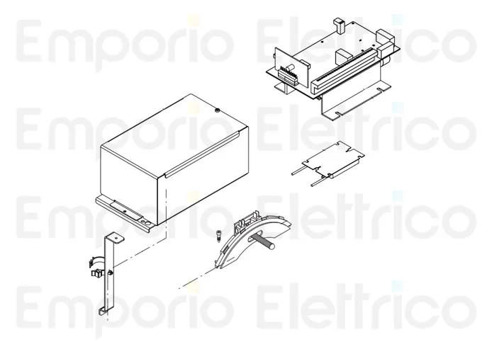 beninca ricambio scheda cp.bull omi / omai 9688336