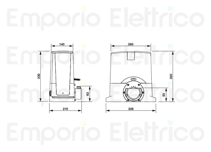 beninca pagina ricambi per motore bull424a-115