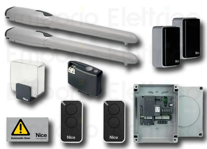 nice kit automazione cancelli a battente wingo4kit bd wingo4bdkce