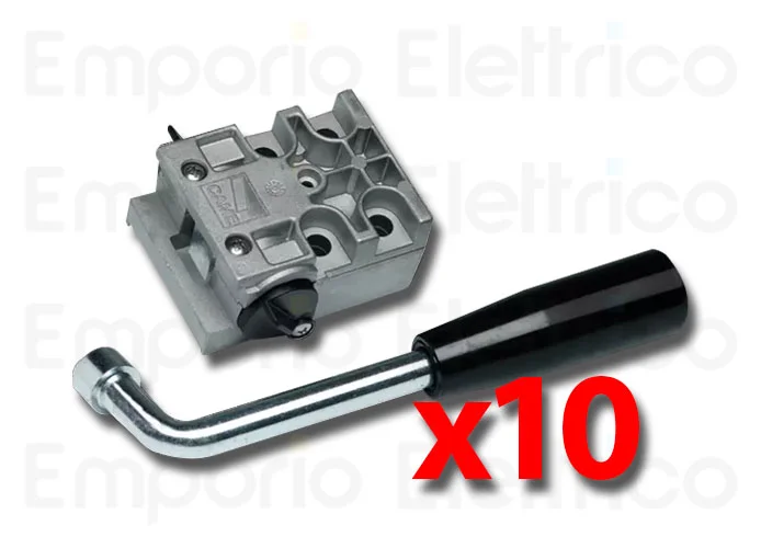 came 10 x sblocco con chiave a leva 001a4364 a4364 10