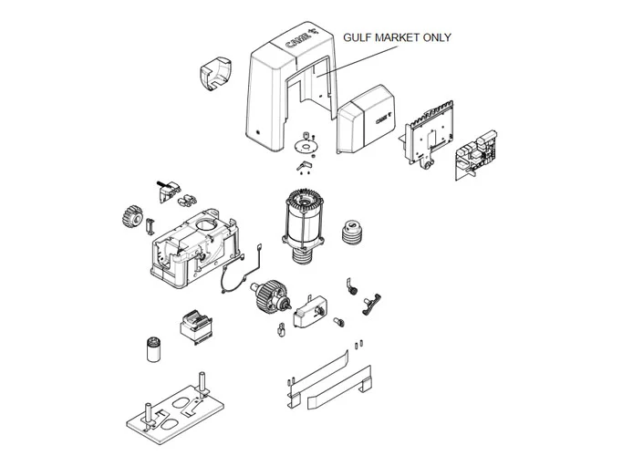 came pagina ricambi per motore bks22ale 