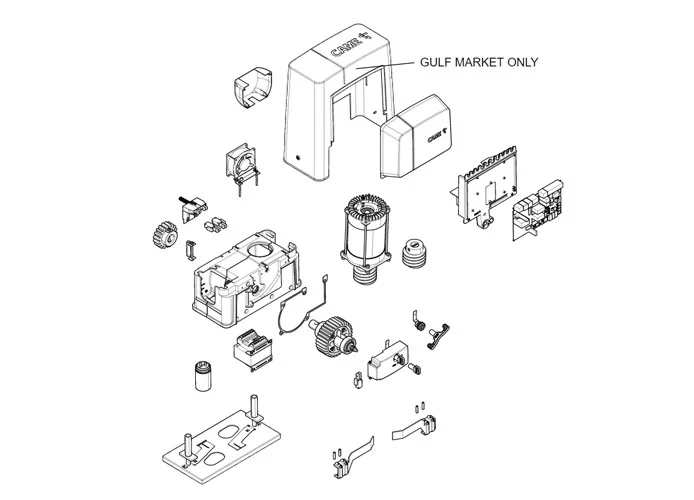 came pagina ricambi per motore bks08als 801MS-0071
