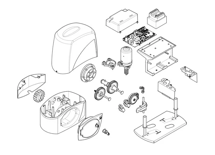came pagina ricambi per motore bx-243v