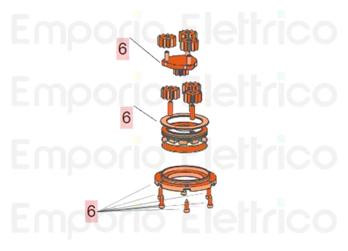 faac ricambio gruppo riduzioni 391-compas 63003367