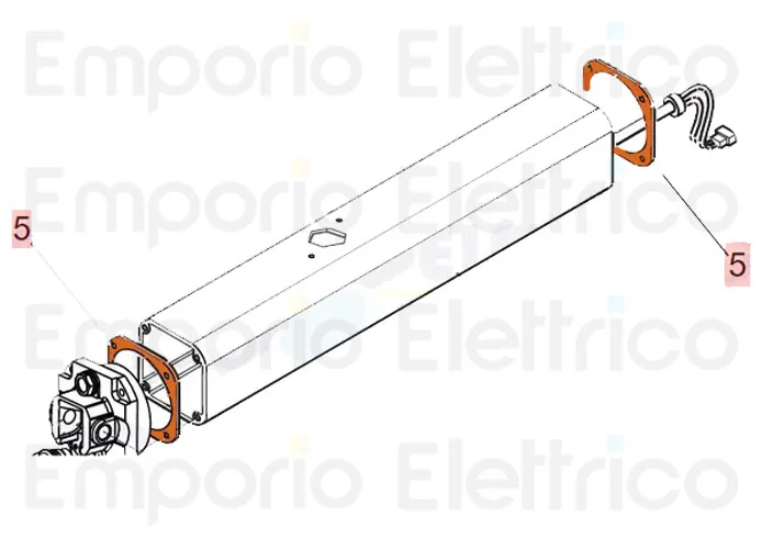 faac ricambio guarnizione serbatoio 84,7 x 84,7 mm 70991015