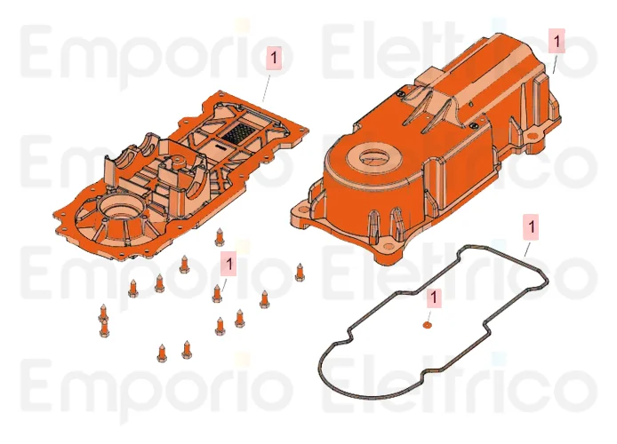 faac ricambio gruppo corpi 770n 63003370