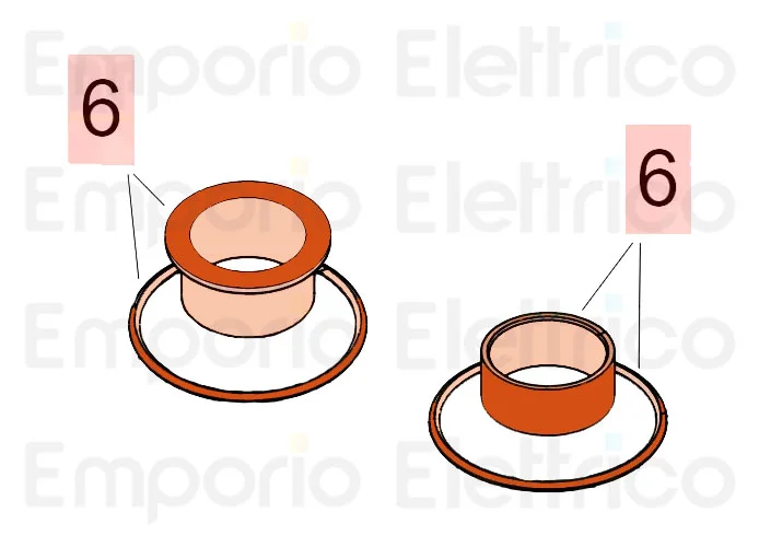 faac ricambio gruppo boccole igus s800 63003307