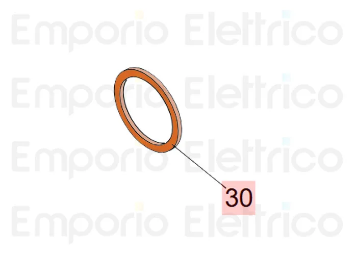 faac ricambio guarn.flangia later.746/844 7094085