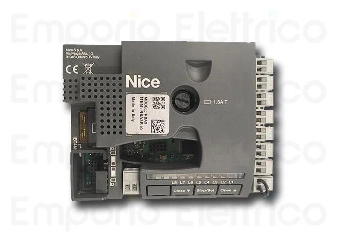 nice centrale di ricambio serie robus rba3