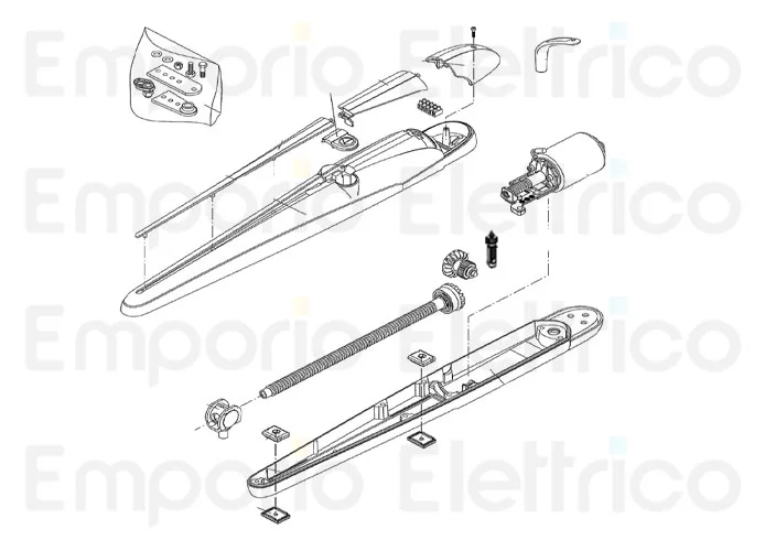 beninca Seite Ersatzteile des BOB3024.DK Motors