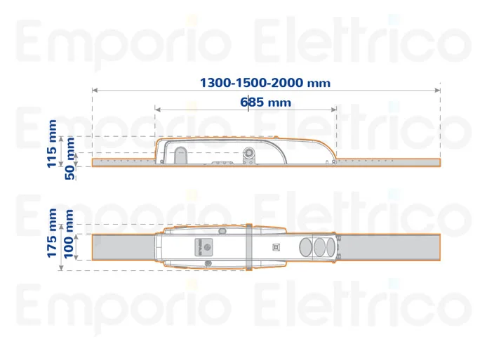 genius motoréducteur irréversible euro breeze 06 c sb/dx 230v (ex 6120036) 6120053