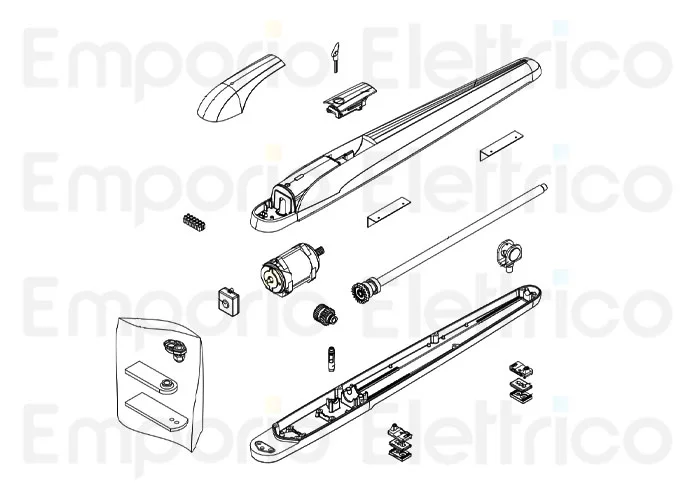 beninca Seite Ersatzteile des bob50ma-115 Motors
