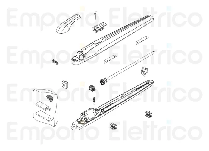 beninca Seite Ersatzteile des bob50me Motors bis zu 08/2015