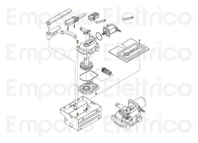 beninca Ersatzteil des Motors 24v für du.it24nve 9686646