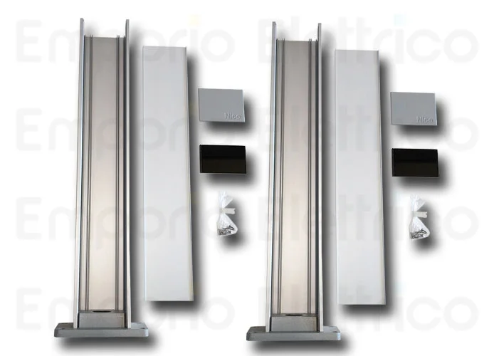 nice 2 Stk Pfosten aus Aluminium H= 500mm für 1 Lichtschranke Medium/Large era post pph1