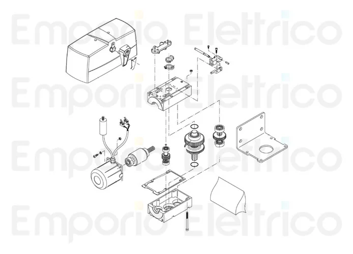 beninca Ersatzteil des Plastikschildes für premier 9686357