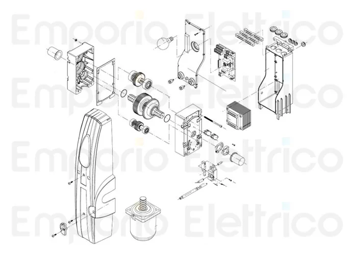 beninca Ersatzteil des Transformators für zed 24 für bull424/624 9686177