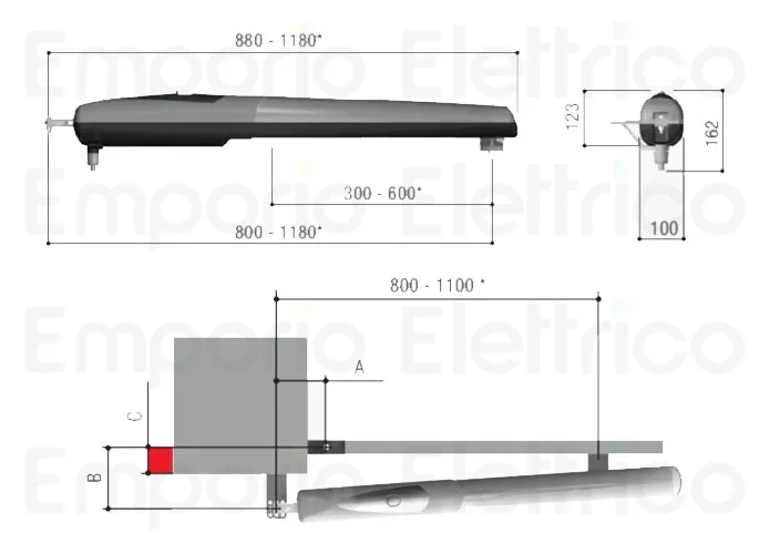 came 2 x Antrieb axo 24v 001ax5024 ax5024