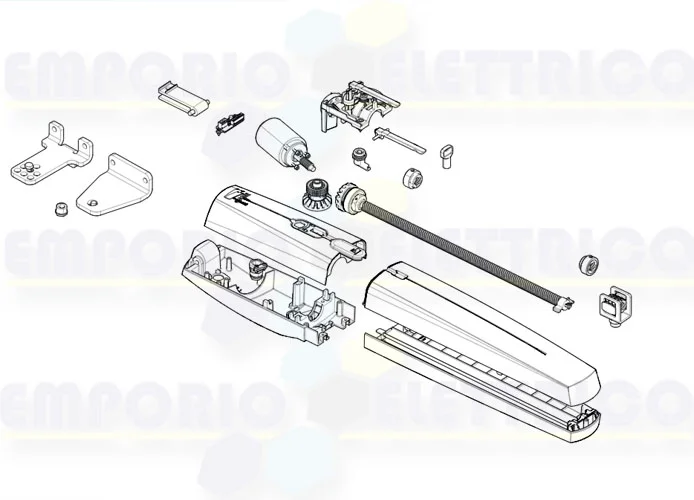 came Seite Ersatzteile des Motors axi20dgs 801mp-0030