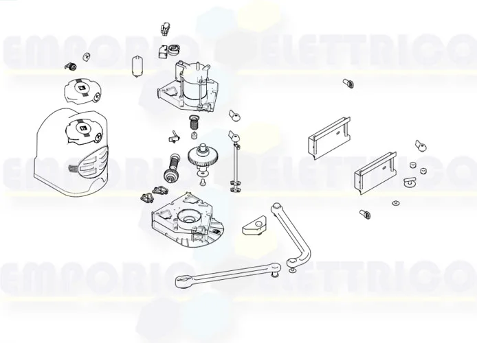 came Seite Ersatzteile des Motors 001f7001e f7001e