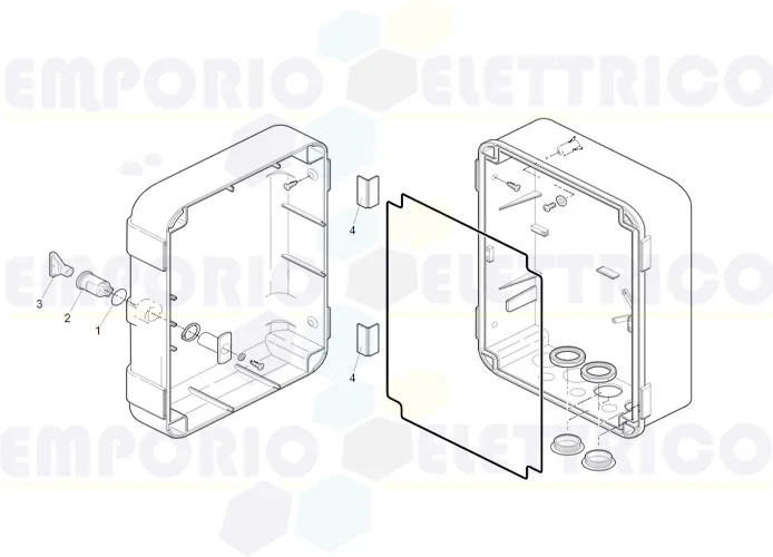 faac Seite Ersatzteile für 750 l-m Box