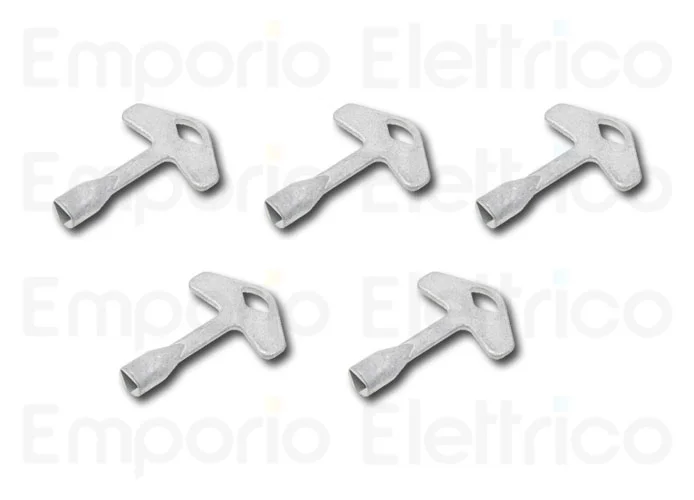 faac Kit 5 Entriegelungsschlusseln für Poller bollard 390084