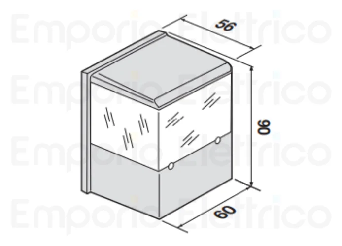 cardin Paar Lichtschranken für Aufputzmontage, Reichweite 15m ip55 cdr841e00